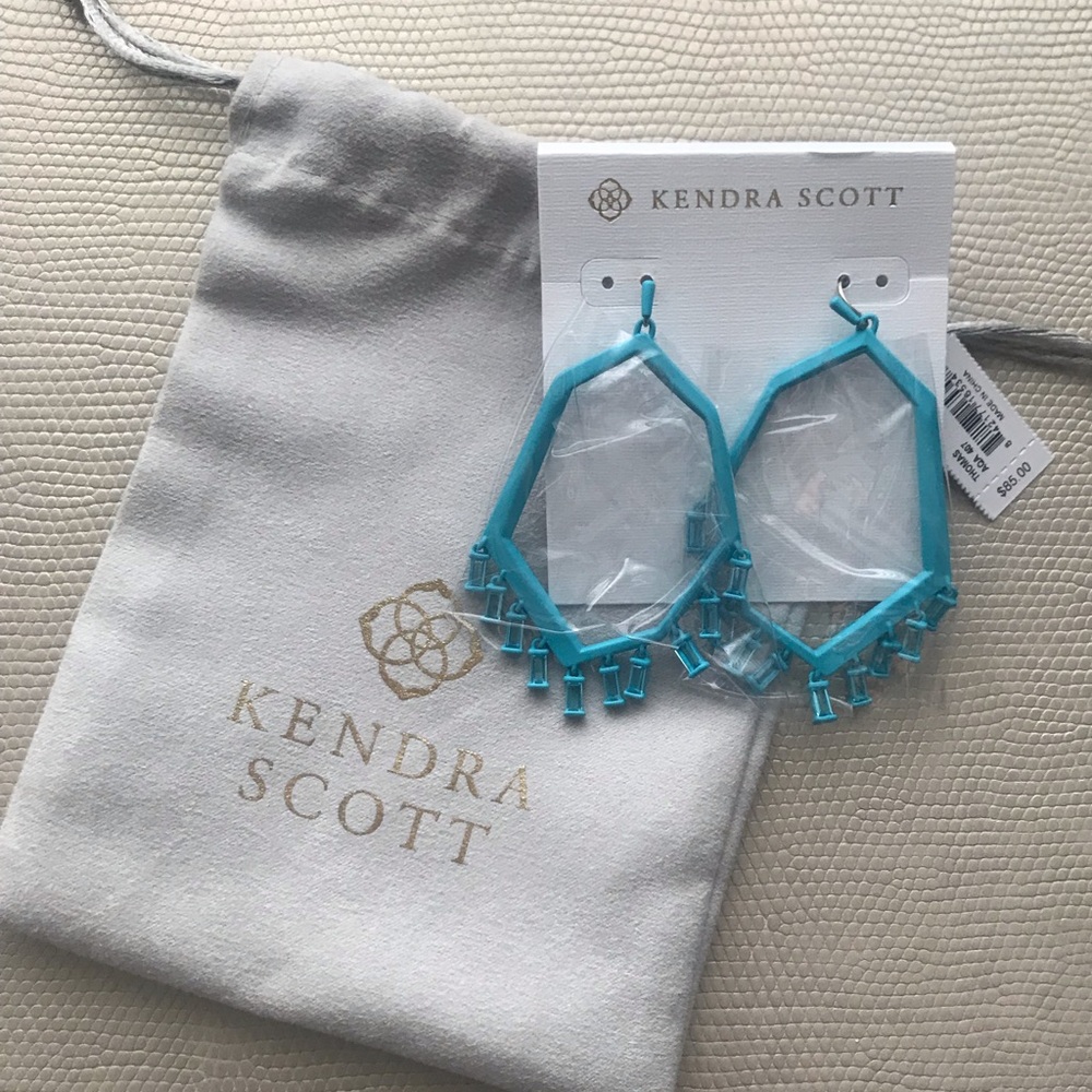 Kendra Scott NWT Aqua Thomas Earrings